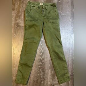 J. Crew Olive Straight Leg Pants